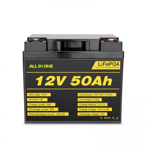 12V 50Ah Rchargeable Deep Cycle Lifepo4 baterie pachet pentru sistemul de alimentare electrică