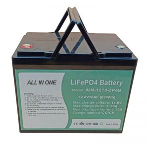 Reîncărcabilă 896Wh lifepo4 baterie 12V 70Ah pentru vechile electrice