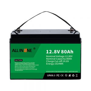 Cele mai populare baterii de litiu solare RV Marine LiFePO4 12V 80Ah de înlocuire cu acid de plumb